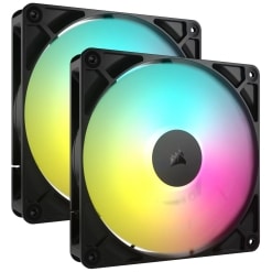 Corsair RS140 ARGB Carcasa del ordenador Ventilador 14 cm Negro 2 pieza(s) - Hardware y Componentes Gaming