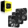 Corsair RS120 Carcasa del ordenador Ventilador 12 cm Negro 3 pieza(s) - Hardware y Componentes Gaming