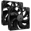 Corsair RS140 Carcasa del ordenador Ventilador 14 cm Negro 2 pieza(s) - Hardware y Componentes Gaming