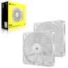 Corsair RS140 Carcasa del ordenador Ventilador 14 cm Blanco 2 pieza(s) - Hardware y Componentes Gaming