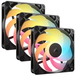 Corsair RS120-R ARGB Carcasa del ordenador Ventilador 12 cm Negro 3 pieza(s) - Hardware y Componentes Gaming