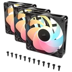 Corsair RS120-R ARGB Carcasa del ordenador Ventilador 12 cm Negro 3 pieza(s) - Hardware y Componentes Gaming