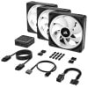 Ventilador Caja Corsair iCUE LINK QX120 RGB Starter Kit | PWM 120mm Pack x3 Negro - Hardware y Componentes Gaming