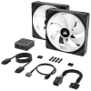 Ventilador Caja Corsair iCUE LINK QX140 RGB Starter Kit | PWM 140mm Pack x2 Negro - Hardware y Componentes Gaming