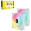 Ventilador Caja Corsair iCUE LINK QX140 RGB Starter Kit | PWM 140mm Pack x2 Blanco - Hardware y Componentes Gaming