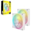 Ventilador Caja Corsair CO-9051032-WW sistema de refrigeración para ordenador Carcasa del ordenador Ventilador 14 cm Blanco 2 pieza(s) - Hardware y Componentes Gaming