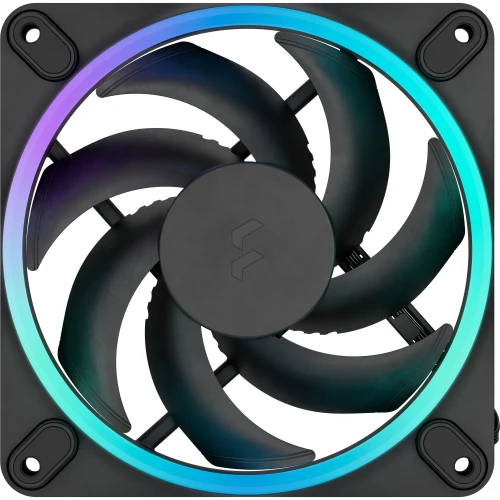 Ventilador Caja Fractal Design Momentum 12 RGB Black PWM | 120mm Negro Pack x3 - Hardware y Componentes Gaming