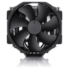 NOCTUA COOLER CPU NH-D15 CHROMAX.BLACK [NH-D15 CH.BK], 6 HEATPIPES DUAL TOWER, 2X NF-A15 140MM FAN PWM, INTEL LGA1851, LGA1700, LGA1200, LGA1151, AMD AM4, AM5 - Hardware y Componentes Gaming