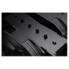 NOCTUA COOLER CPU NH-D15 CHROMAX.BLACK [NH-D15 CH.BK], 6 HEATPIPES DUAL TOWER, 2X NF-A15 140MM FAN PWM, INTEL LGA1851, LGA1700, LGA1200, LGA1151, AMD AM4, AM5 - Hardware y Componentes Gaming