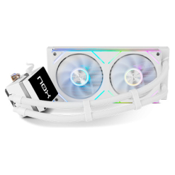 NOX Hummer M-240 LCD|Kit RL Magnético ARGB Blanco