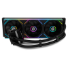 NOX Hummer M-360 LCD|Kit RL Magnético ARGB Negro
