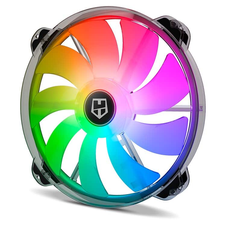 Ventilador Caja NOX X200-FAN | ARGB 200mm Translúcido - Hardware y Componentes Gaming