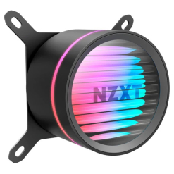 Alternative view of NZXT KRAKEN CORE RGB - 240MM  AIO LIQUID COOLER WITH RGB CAP & RGB CORE FAN (BLACK) RL-KR24C-B1