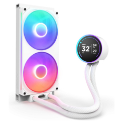 Alternative view of NZXT Kraken Elite 280 RGB Procesador Sistema de refrigeración líquida todo en uno 14 cm Blanco 1 pieza(s)