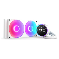 NZXT Kraken Elite 280 RGB Procesador Sistema de refrigeración líquida todo en uno 14 cm Blanco 1 pieza(s)