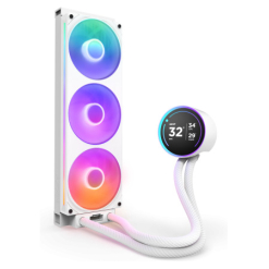Alternative view of NZXT Kraken Elite 360 RGB Procesador Sistema de refrigeración líquida todo en uno 12 cm Blanco 1 pieza(s)
