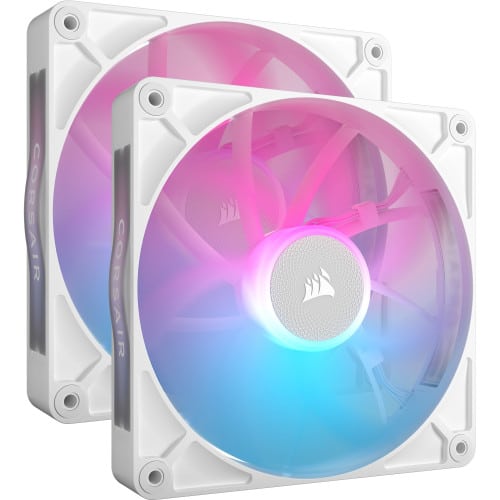 Ventilador Caja Corsair iCUE LINK RX140 RGB Twin Starter | PWM 140mm Pack x2 Blanco - Hardware y Componentes Gaming