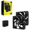 Corsair iCUE LINK RX140 MAX Carcasa del ordenador Ventilador 14 cm Negro 2 pieza(s) - Hardware y Componentes Gaming